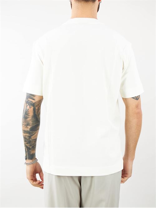 T-shirt in jersey heavy con aquila degradé multitexture Emprio Armani EMPORIO ARMANI |  | 3D1T891JWZZ128
